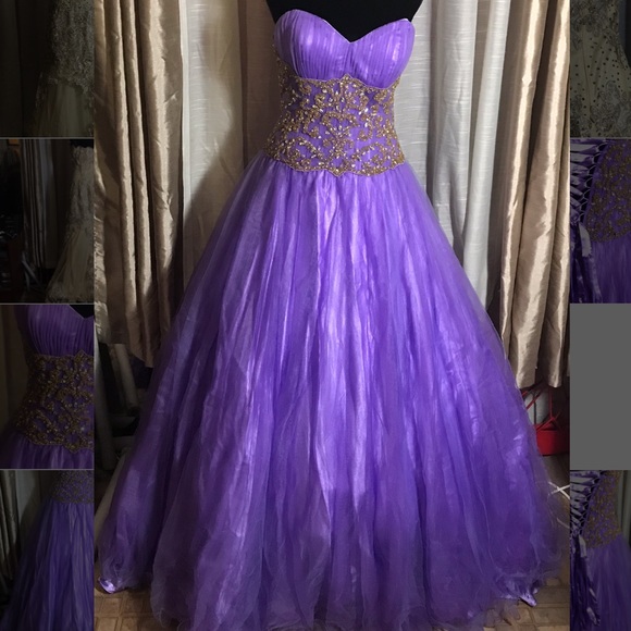 Purple And Gold Ball Gowns Top Sellers 